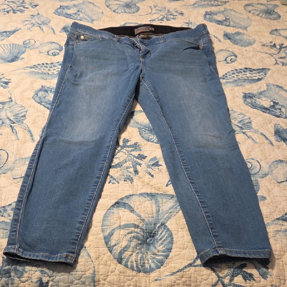 Torrid Light Blue Straight Leg Jeans